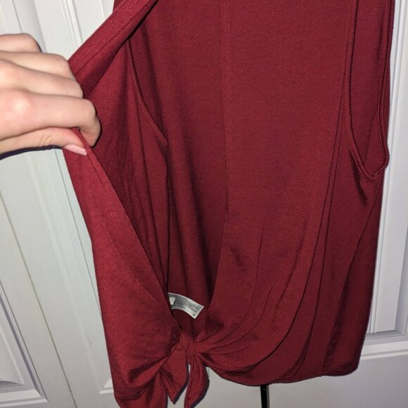 Mossimo Open Back Knotted Tank Top Juniors Size M - Picture 3 of 7